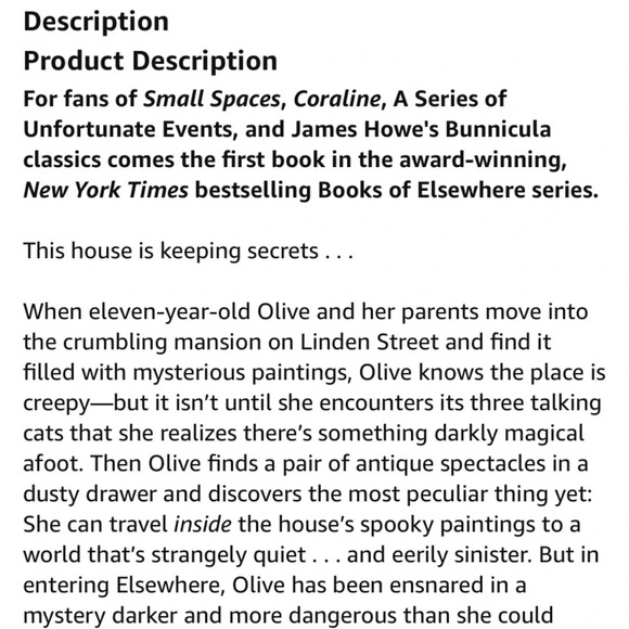 The Book of Elsewhere- The Shadows by a Jacqueline West paperback book - Picture 3 of 4